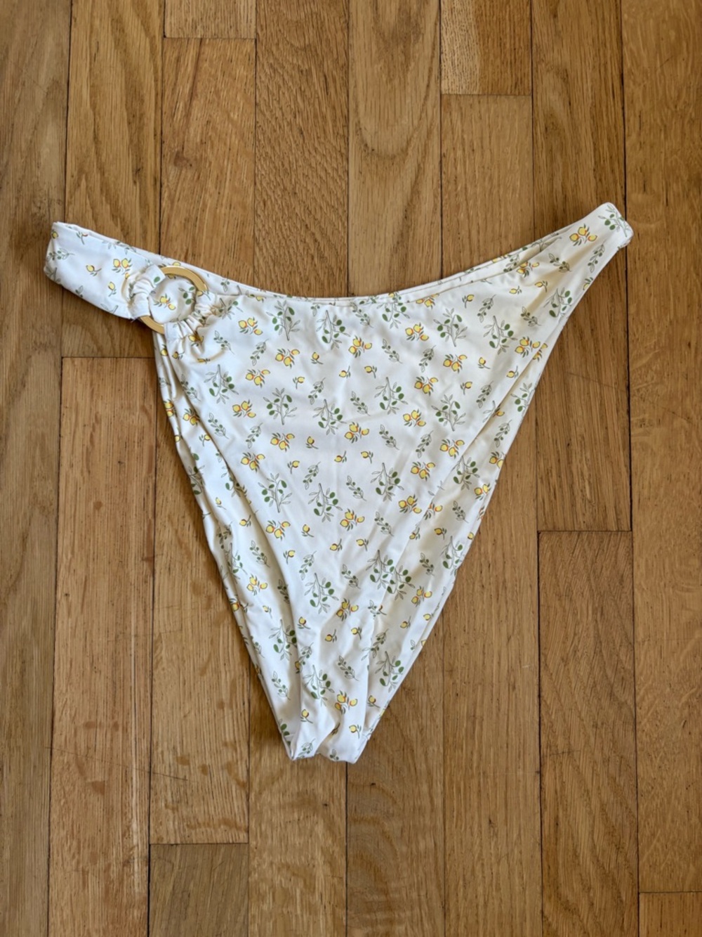Dippin Daisy’s Lemon Print Cheeky Bikini Bottoms
